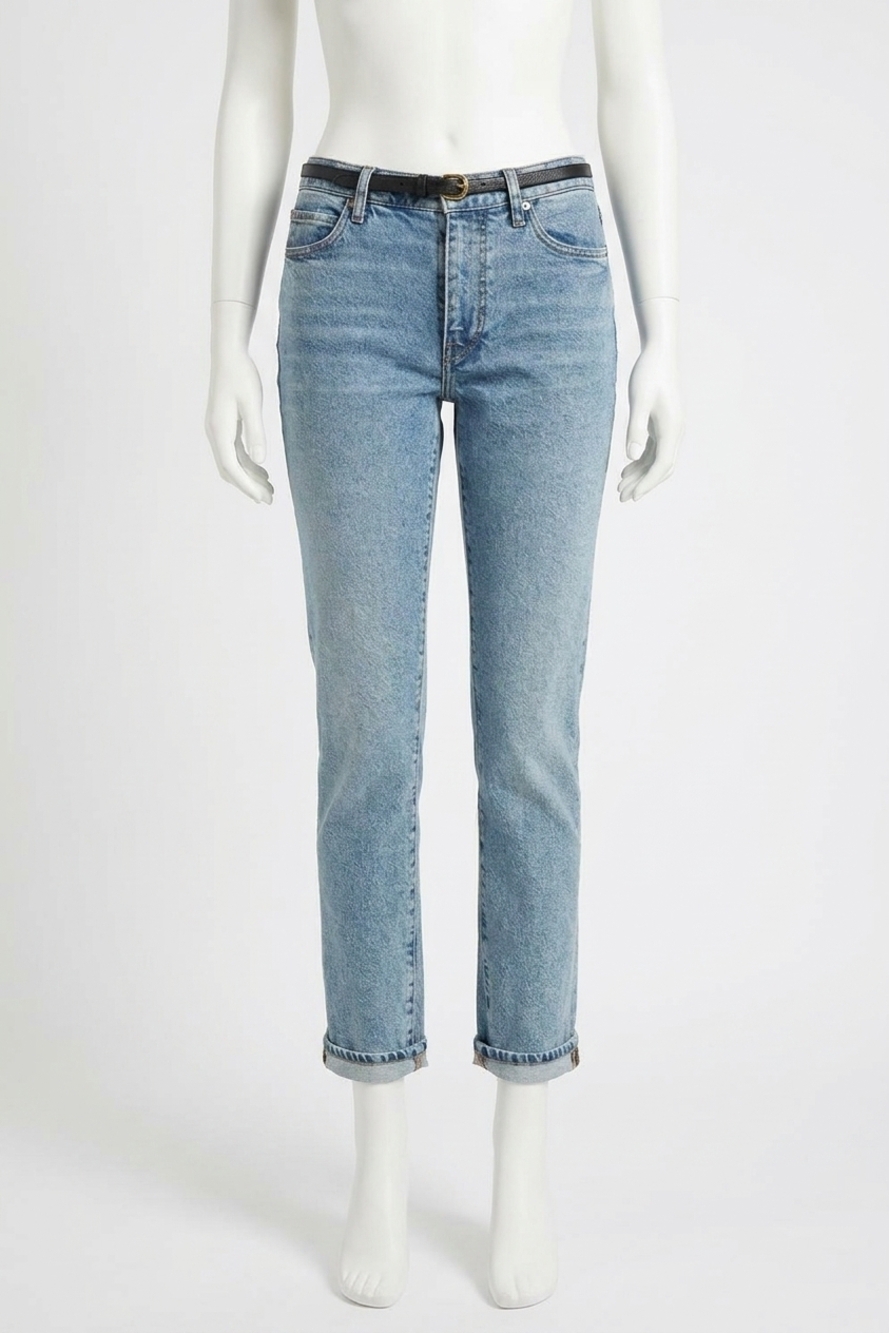 NEW FRAME the borrowed boyfriend jean in birdie